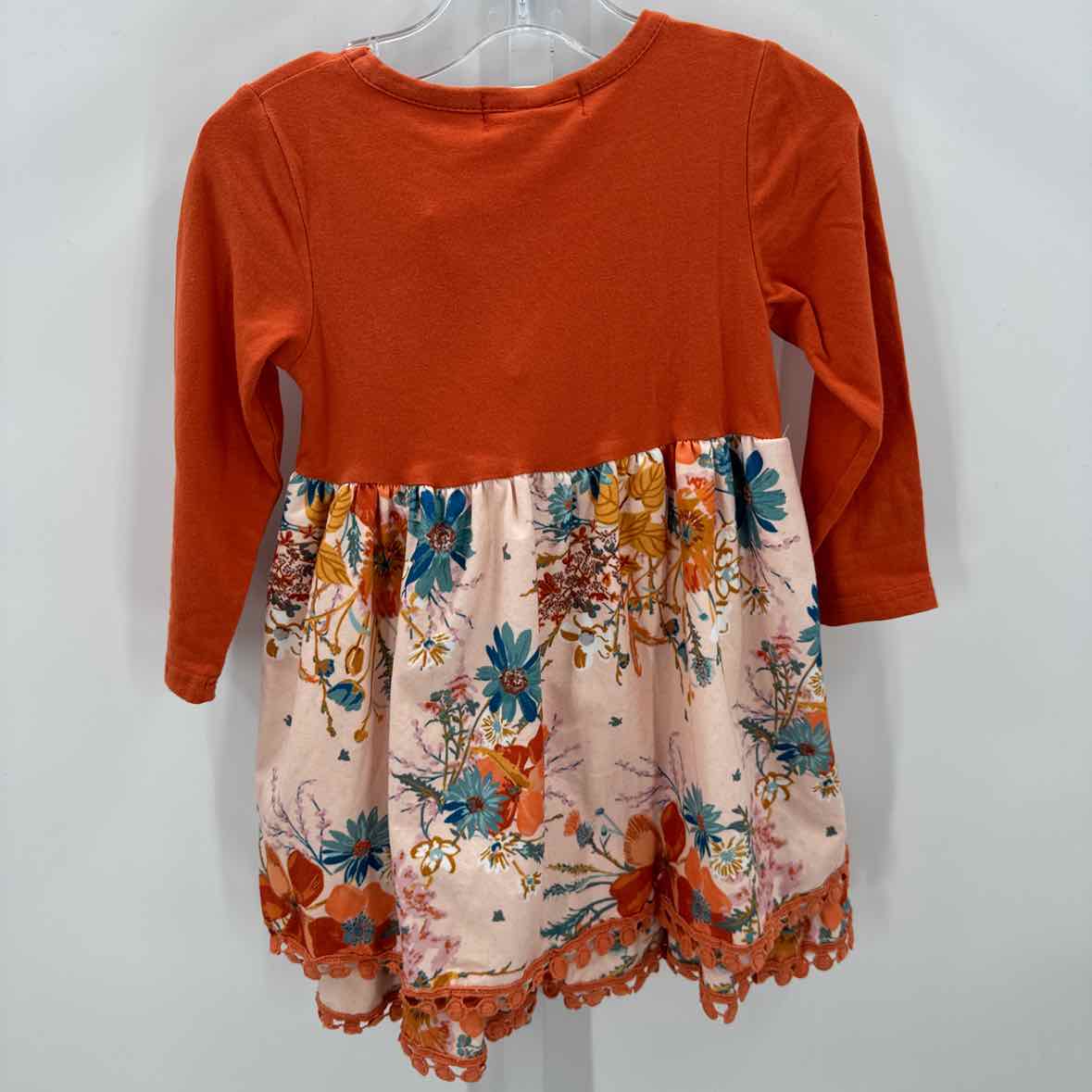 Orange Girls Dress