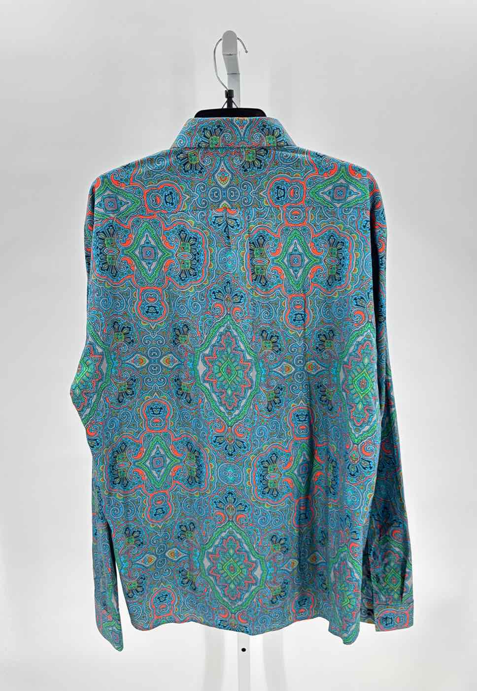 Jared Lang Blue Mens Size 2xl Mens Ls button