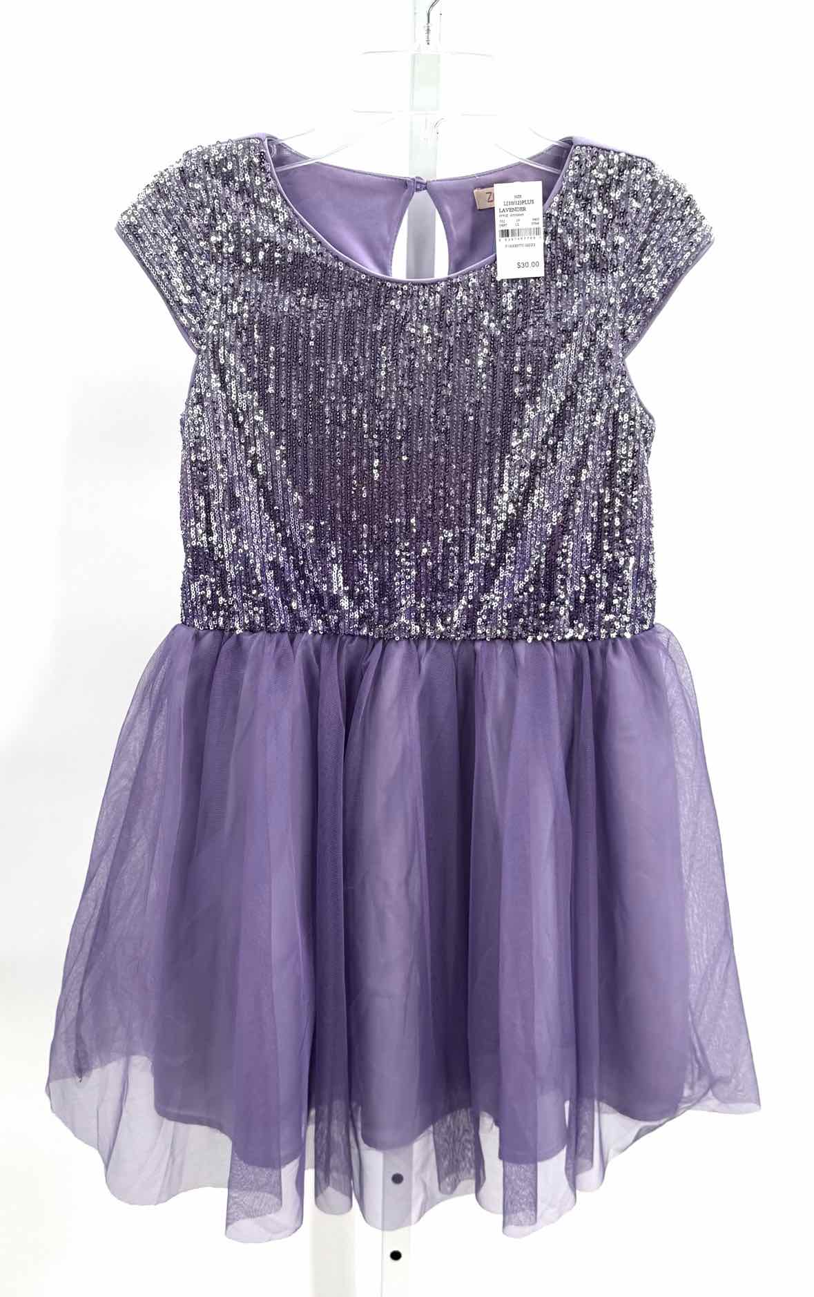 Zenzi Lavender Child Size 14 Girls Dress