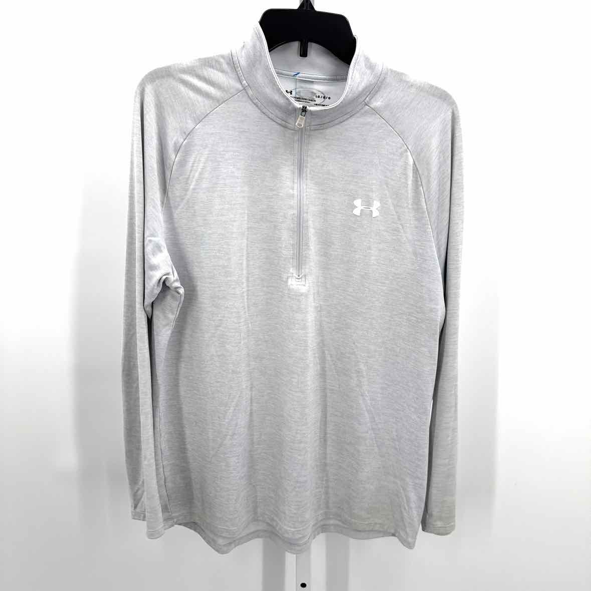 Under Armour Gray Mens Size Large Mens Sports Pullover