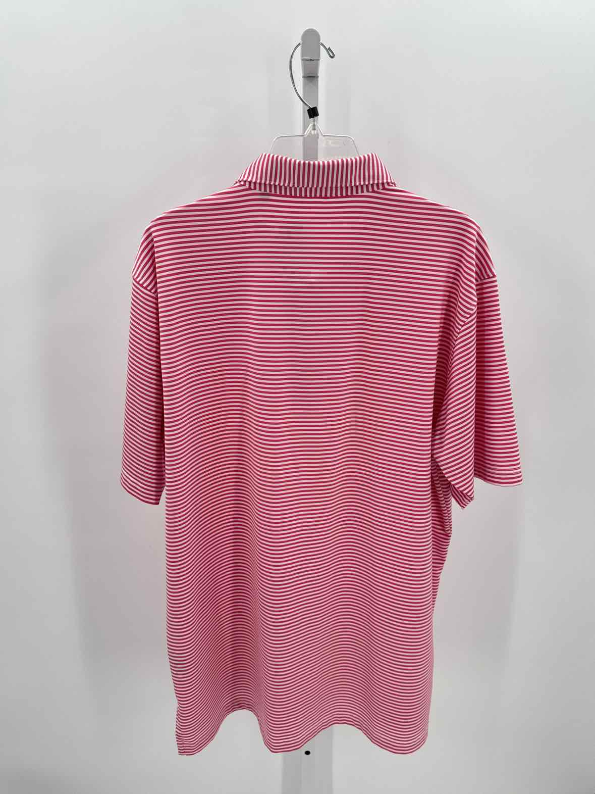 Turtleson Pink Mens Size Large Mens Sports SS Polo