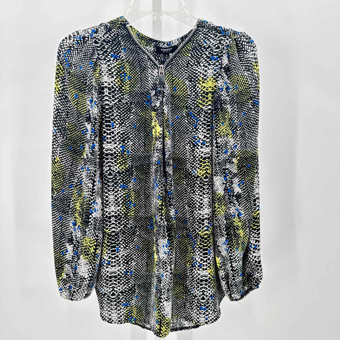 Womens Ls button/blouse