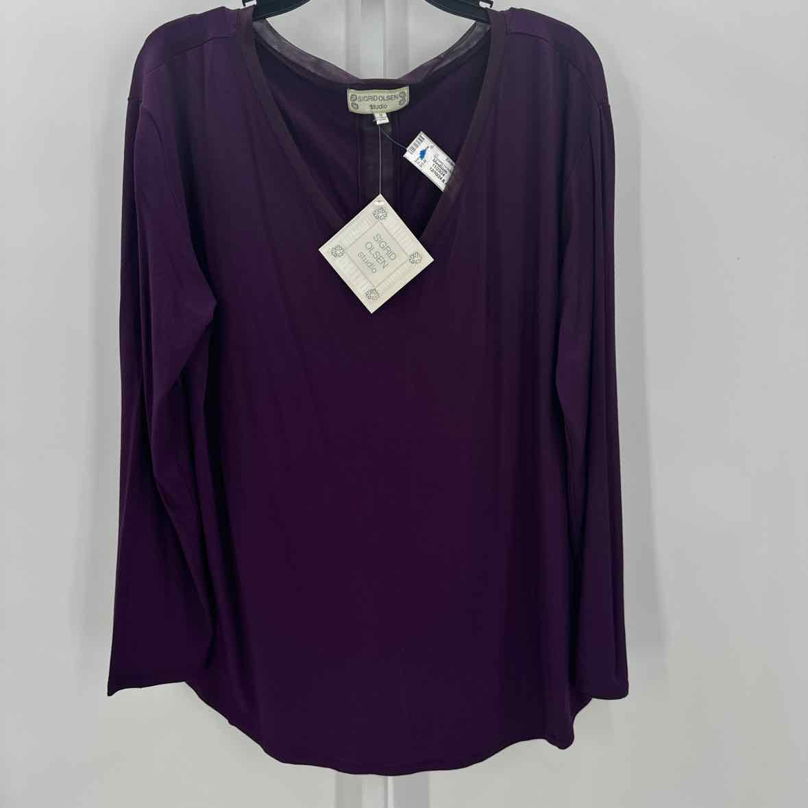 Womens Ls button/blouse