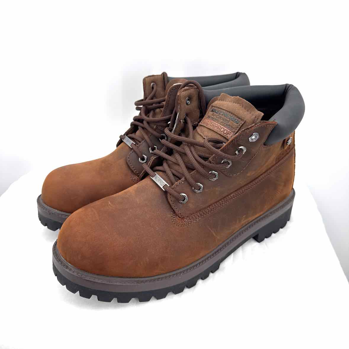 Skechers Brown Mens Size 14 Mens Boots