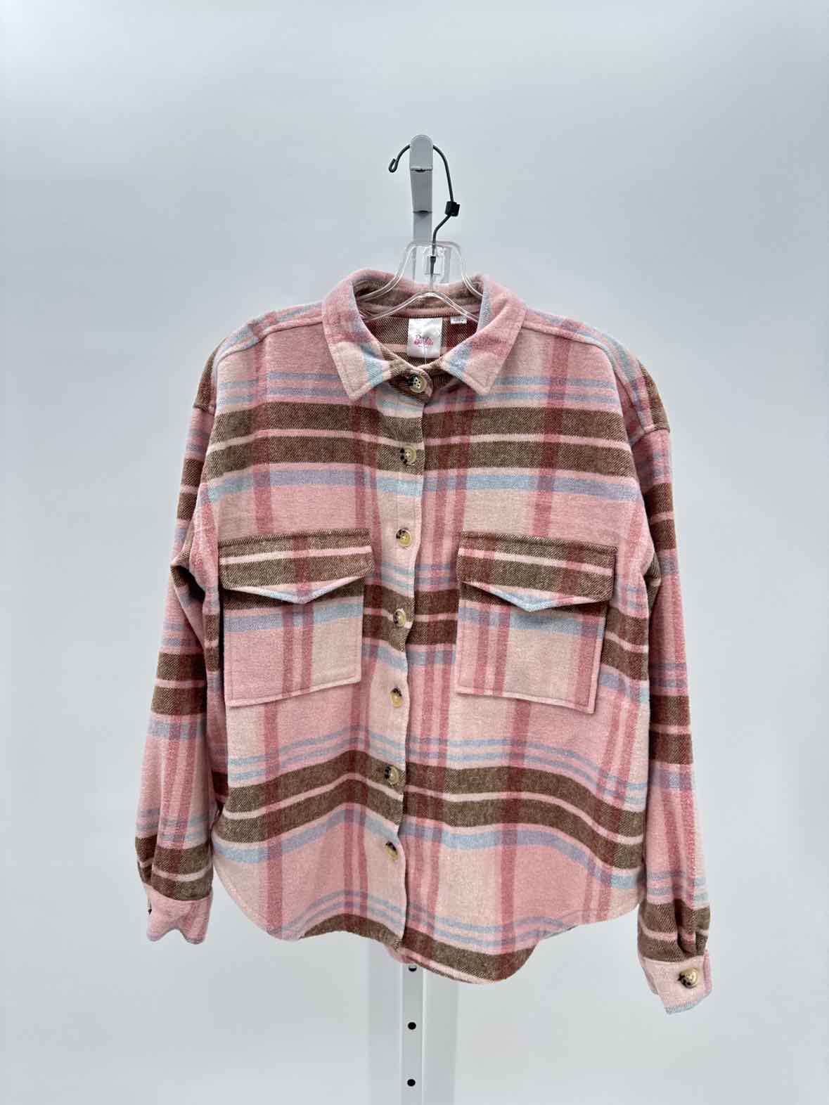Barbie Pink Women Size Small Jrs Shacket