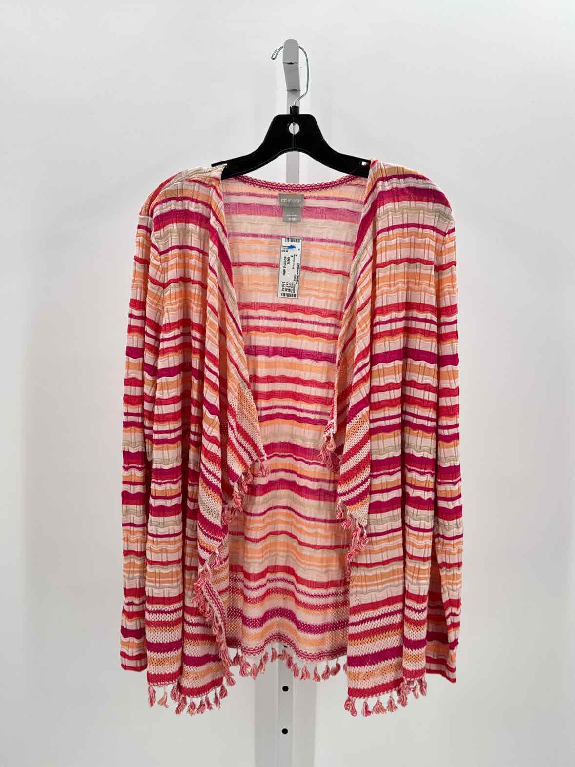Chicos Pink Women Size 3 Womens Shrug