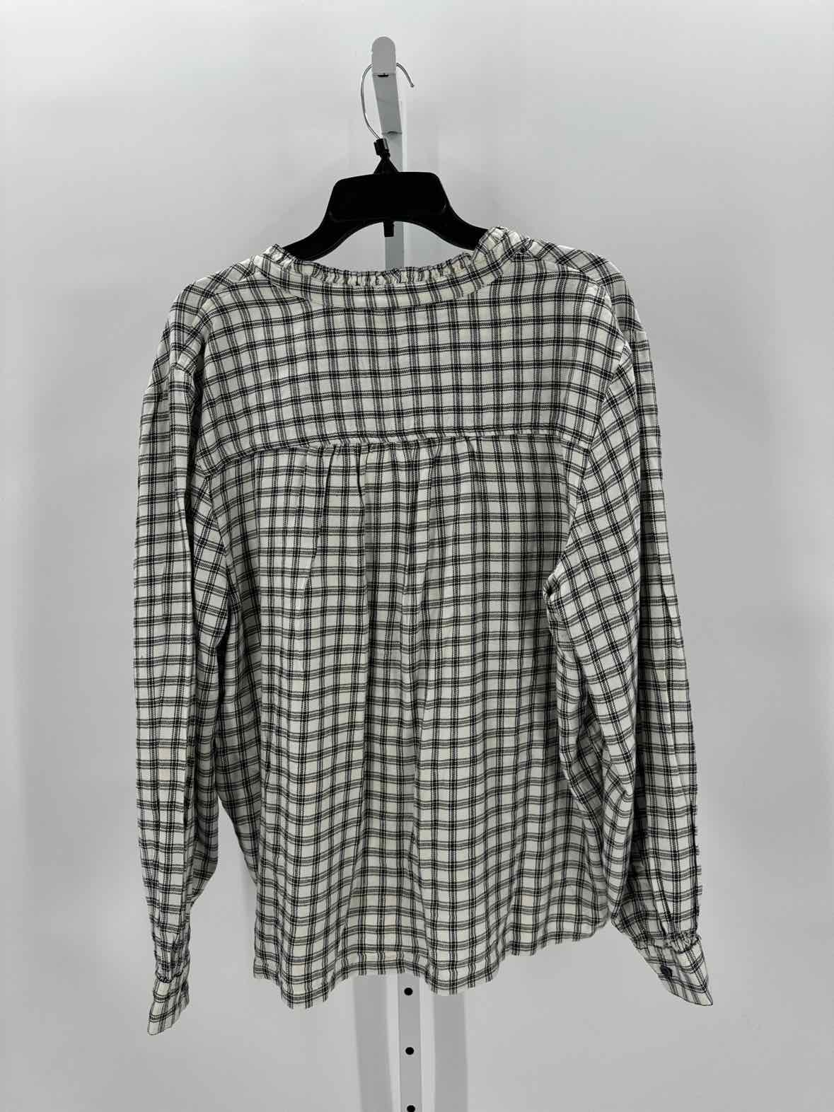 Womens Ls button/blouse