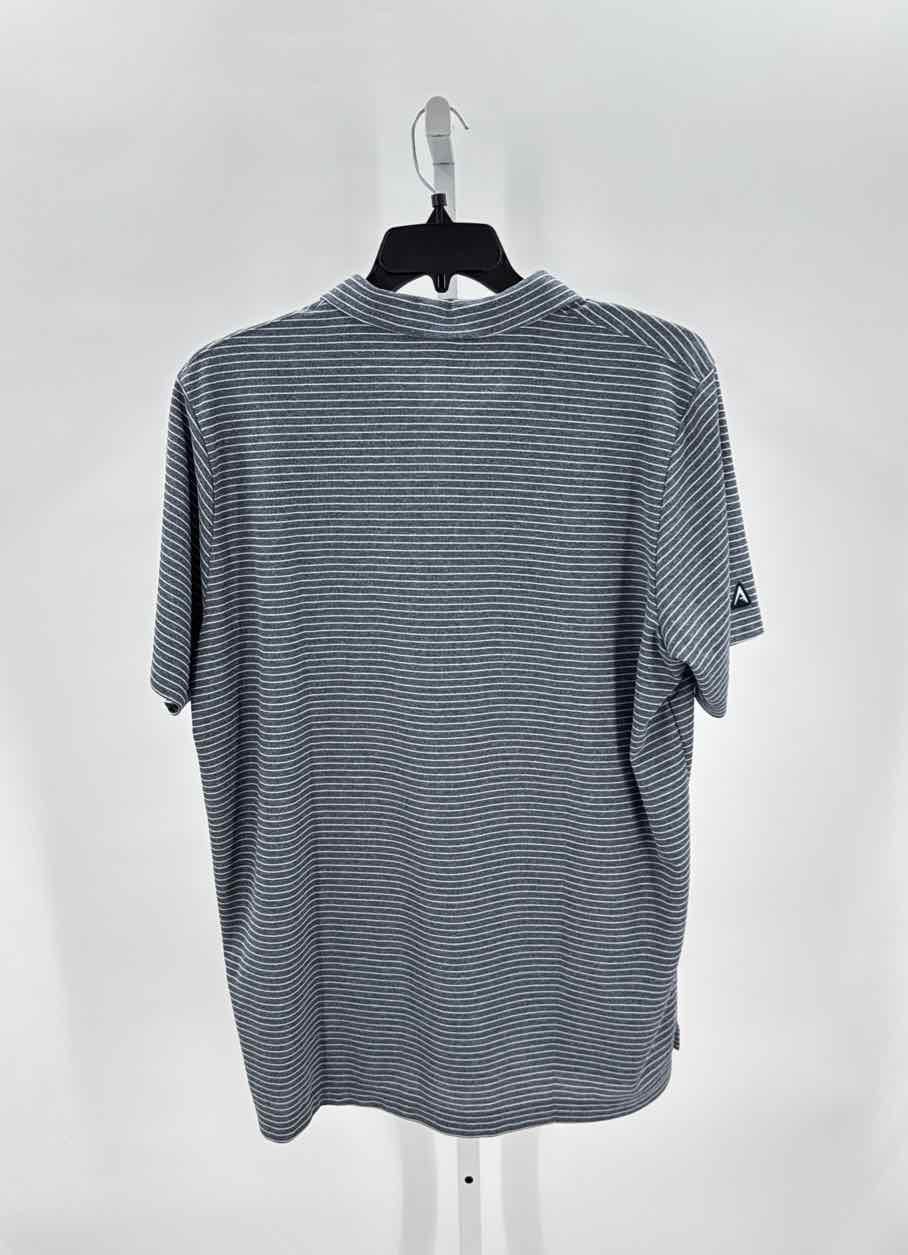 Antigua Blue Mens Size XLarge Mens Sports SS Polo