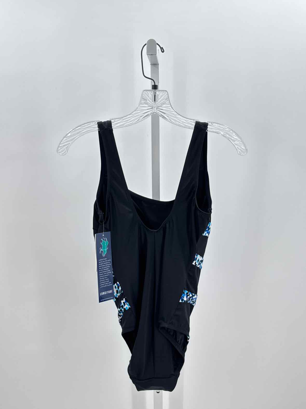 Longitude Black Women Size Medium Womens Swimwear