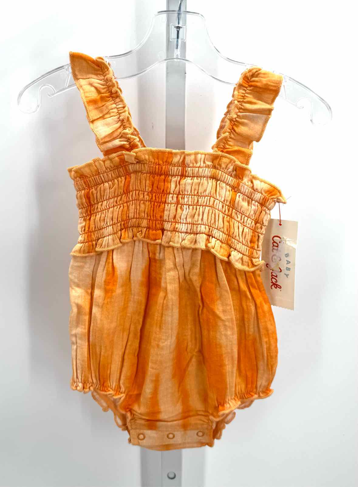 Cat & Jack Orange Child Size 3 Months Girls romper