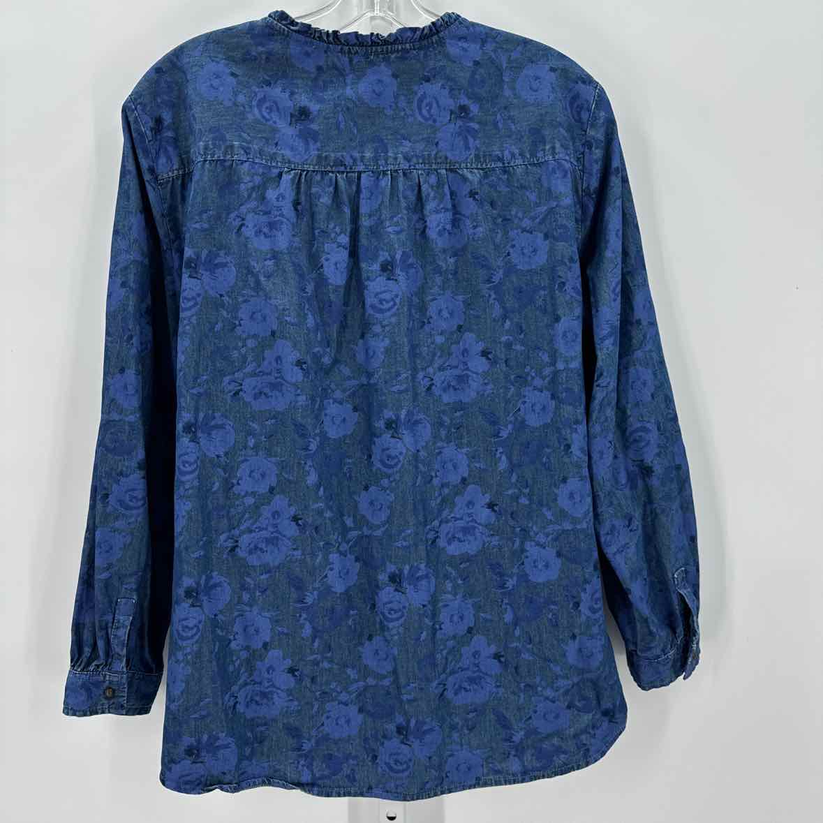 Womens Ls button/blouse