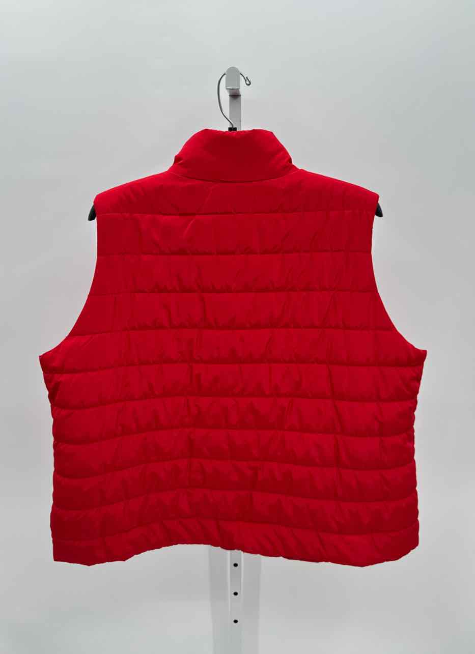 Michael Kors Red Women Size 3X Womens Puffy Vest