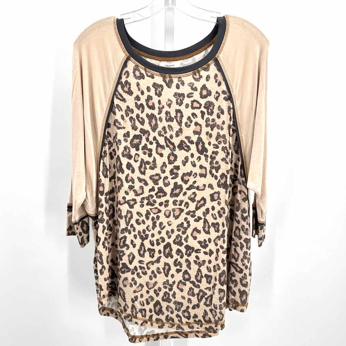 Maurices Animal Print Women Size Small Jrs 3/4