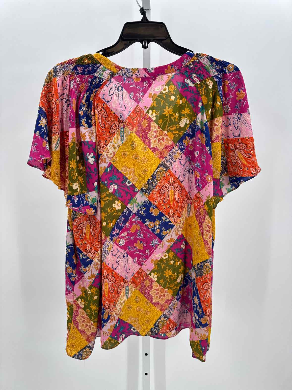Rose & Olive Multi Women Size 3X Womens Ss button/blouse