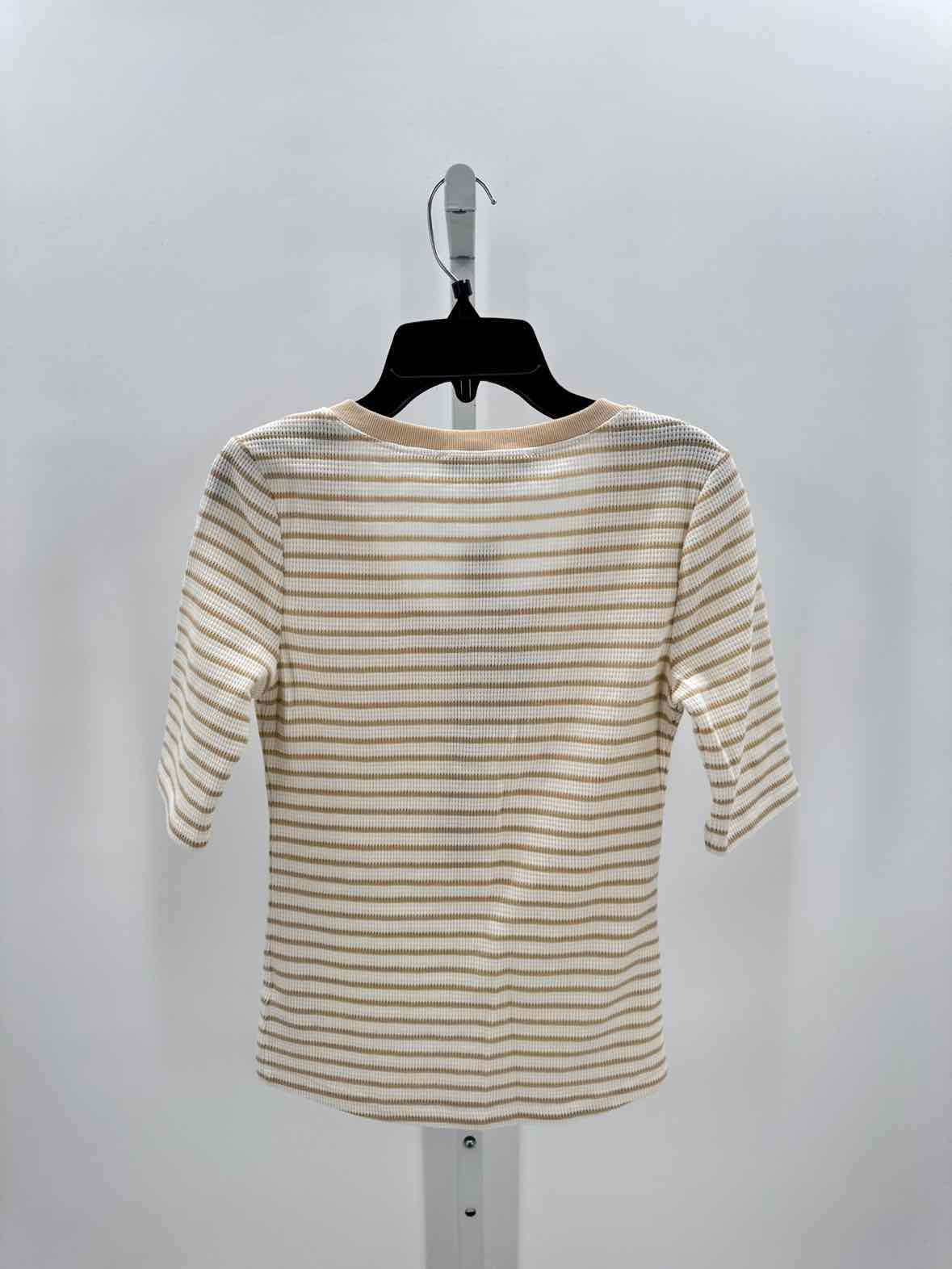 Joe's Tan Women Size Small Jrs 3/4 button/blouse