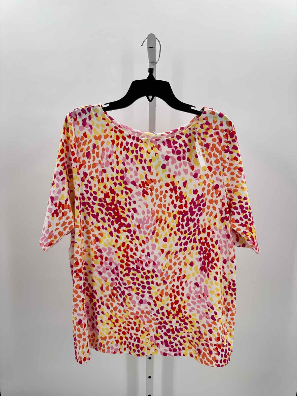 Chicos Pink Women Size 3 Womens Ss