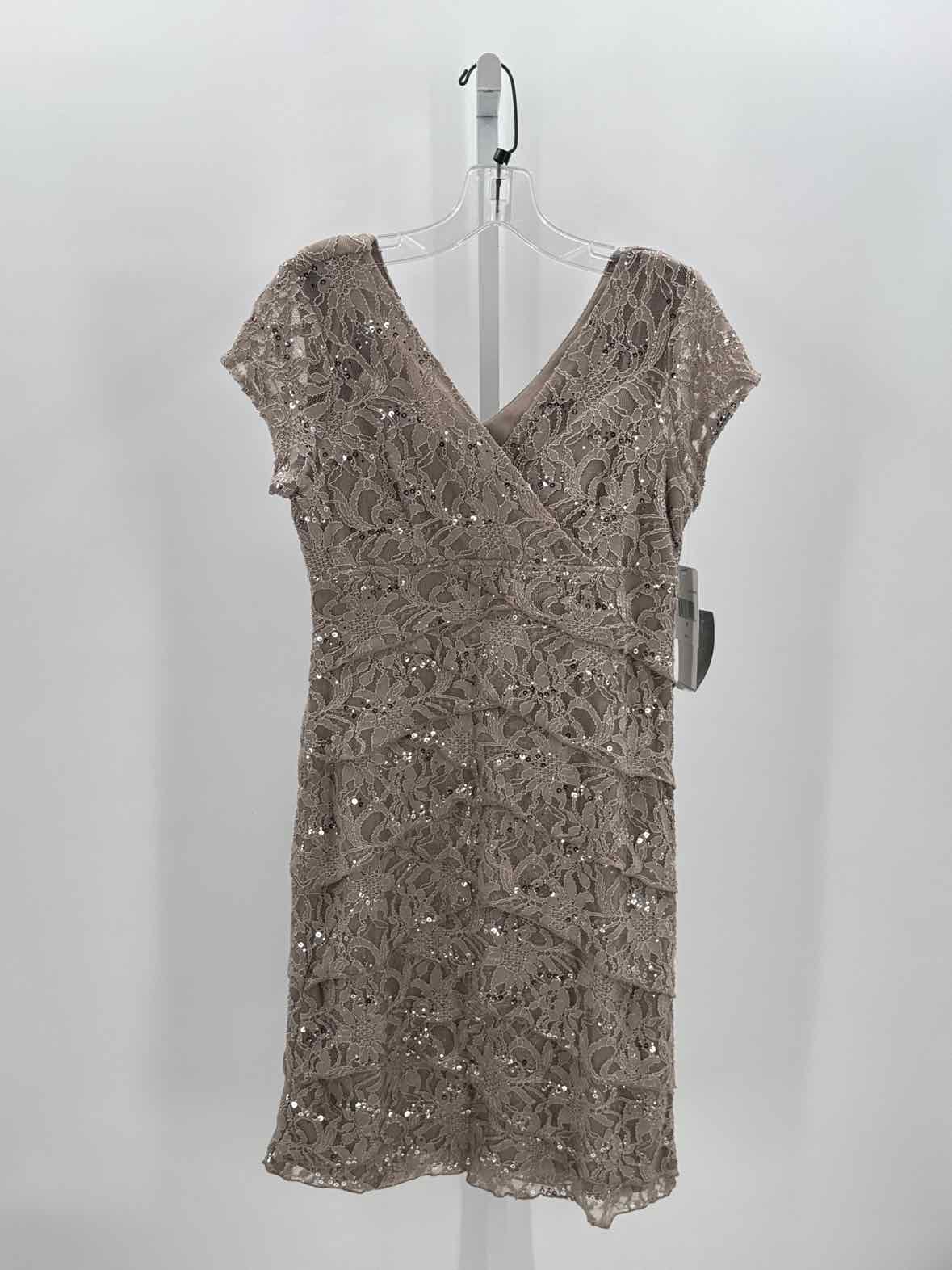 Scarlett Taupe Women Size Medium Womens Dress