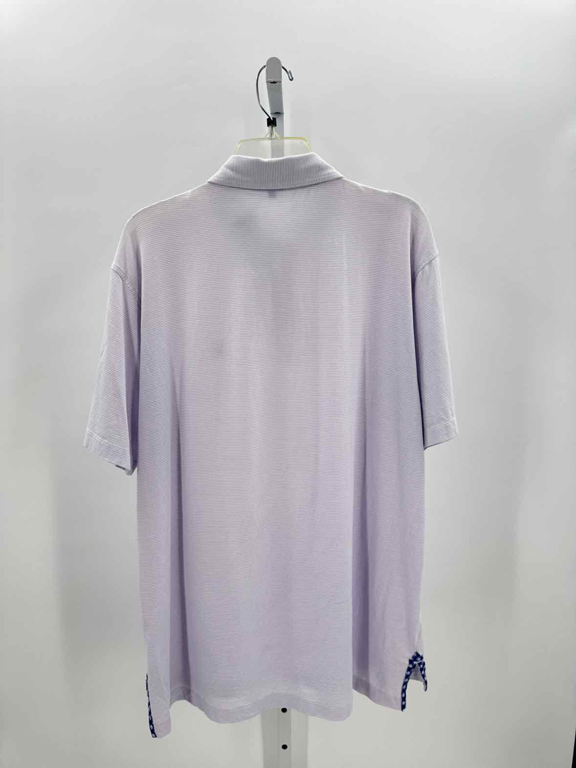 Bald Head Blues Purple Mens Size Large Mens Sports SS Polo