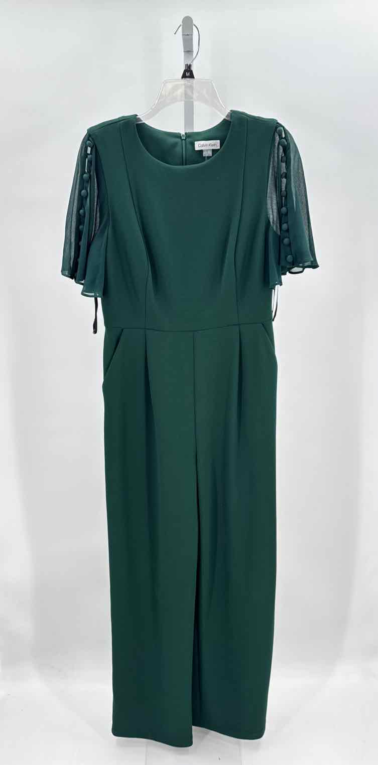 Calvin Klein Green Women Size Medium Womens Jumpsuit