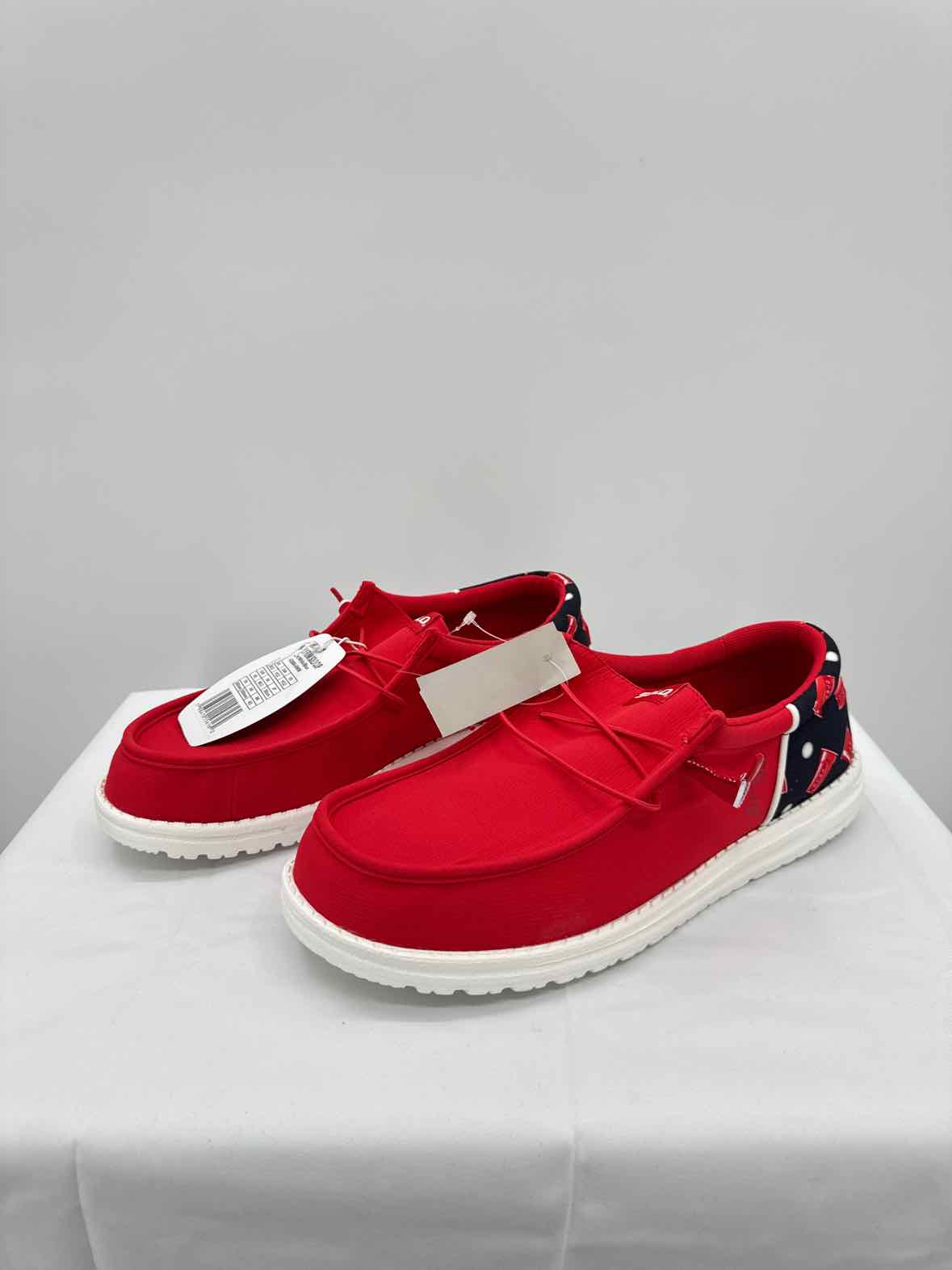 Hey Dude Red Mens Size 12 Mens Shoes