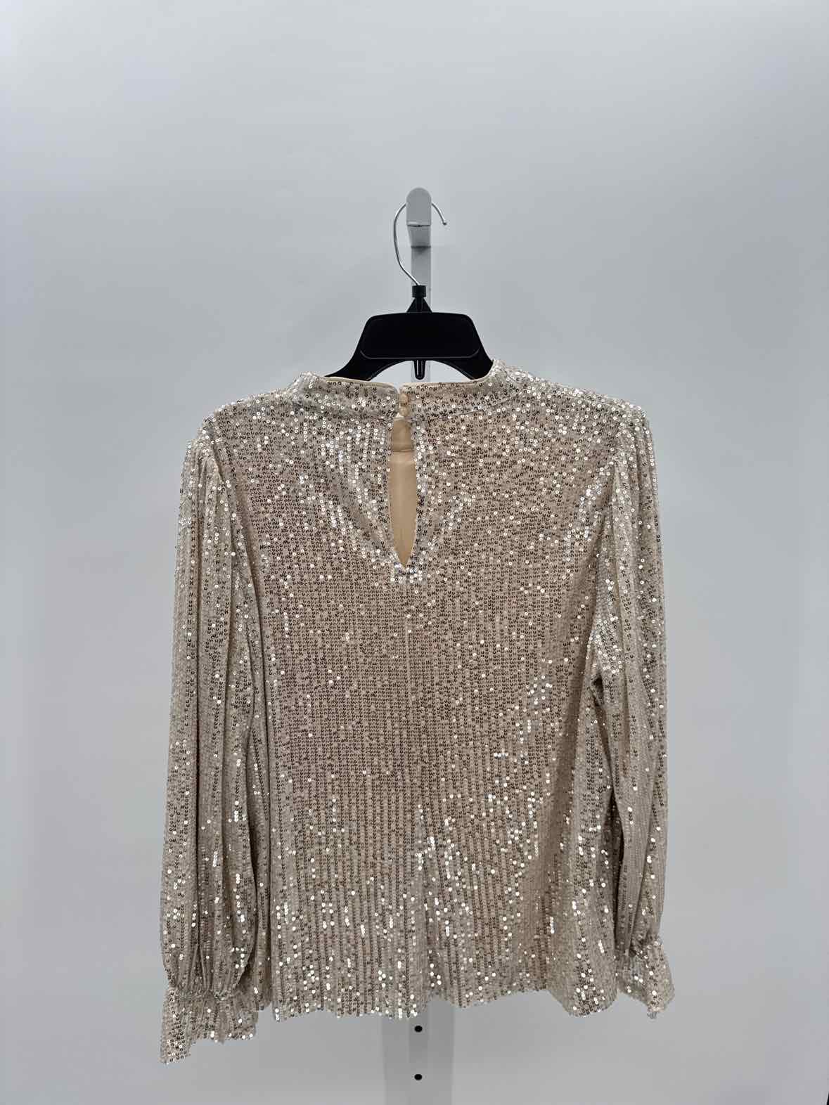 Lane Bryant Champagne Women Size Xlarge Womens Ls button/blouse