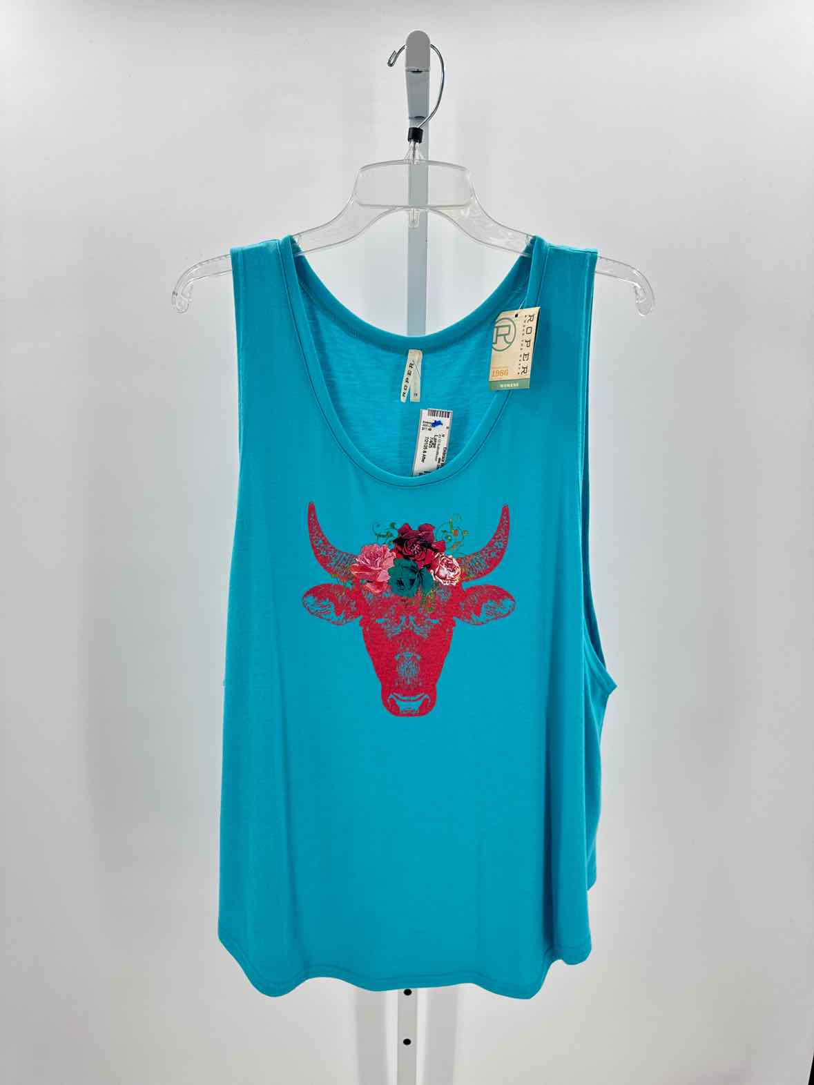 Cruel Blue Women Size Large Jrs SS Button/blouse