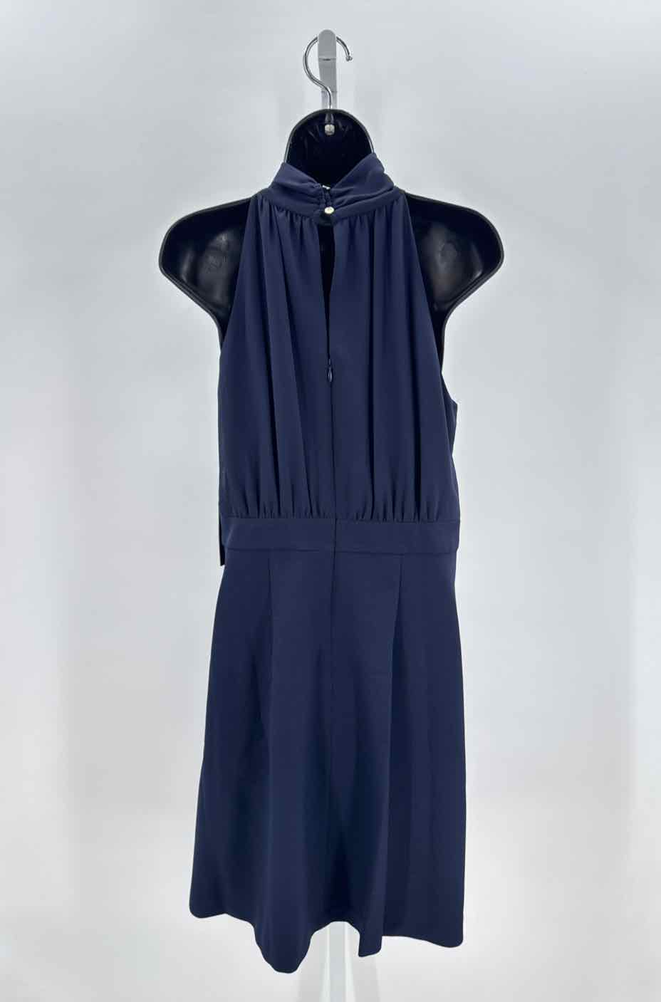Vince Camuto Navy Women Size 8 Womens Dress