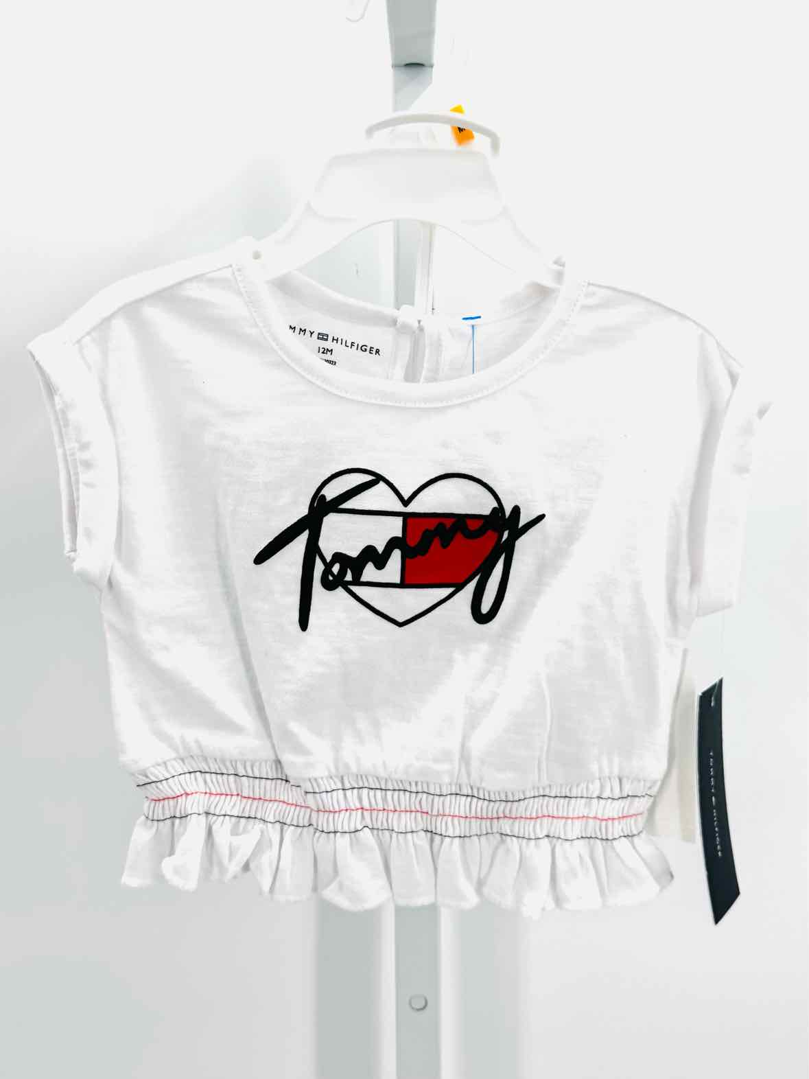 Tommy Hilfiger White Child Size 12 Months Girls 2 pc