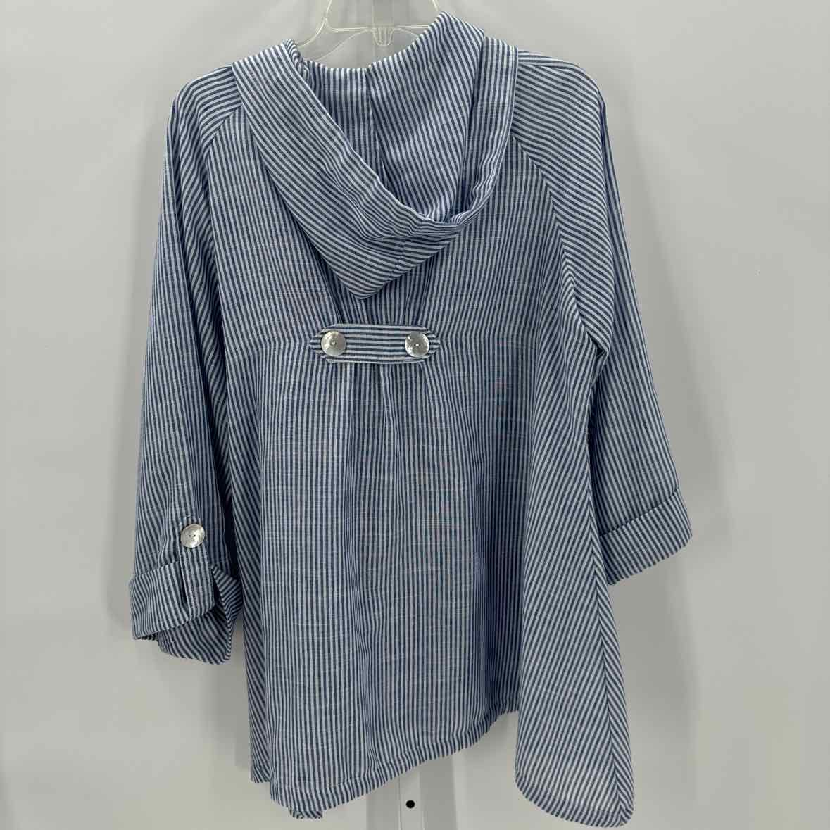 Womens Ls button/blouse