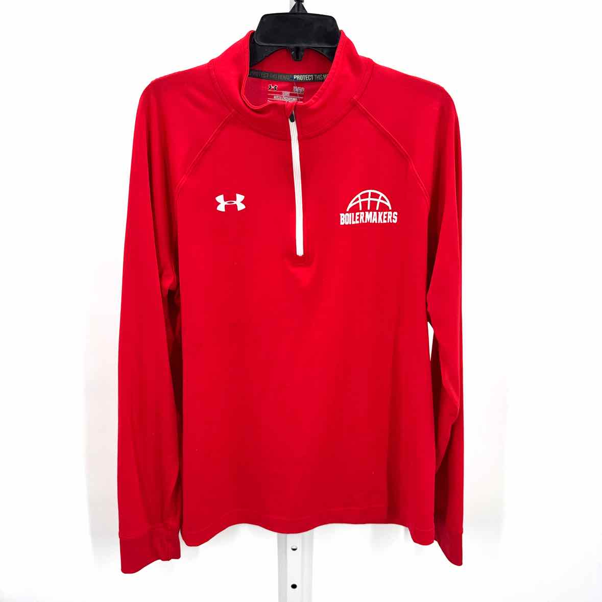 Under Armour Red Mens Size Large Mens Sports Pullover