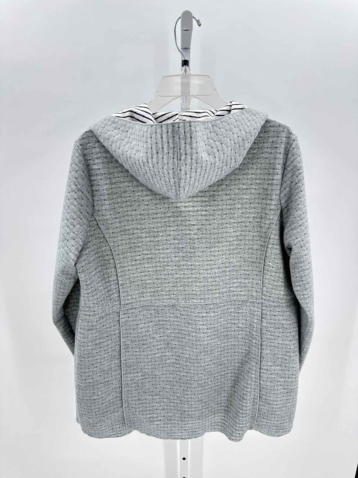 Chicos Gray Women Size 2 Womens Jacket