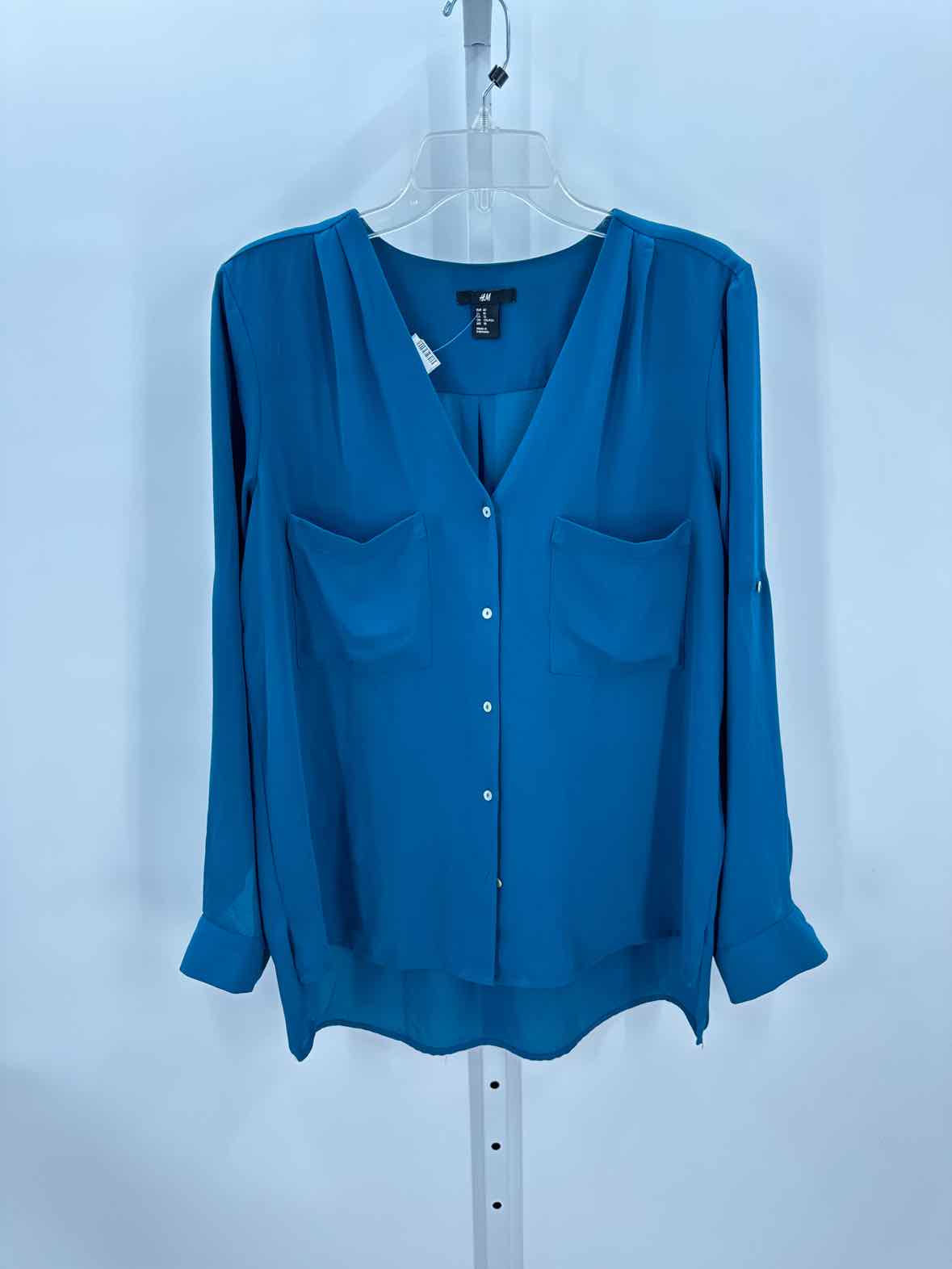 Jrs LS Button/Blouse