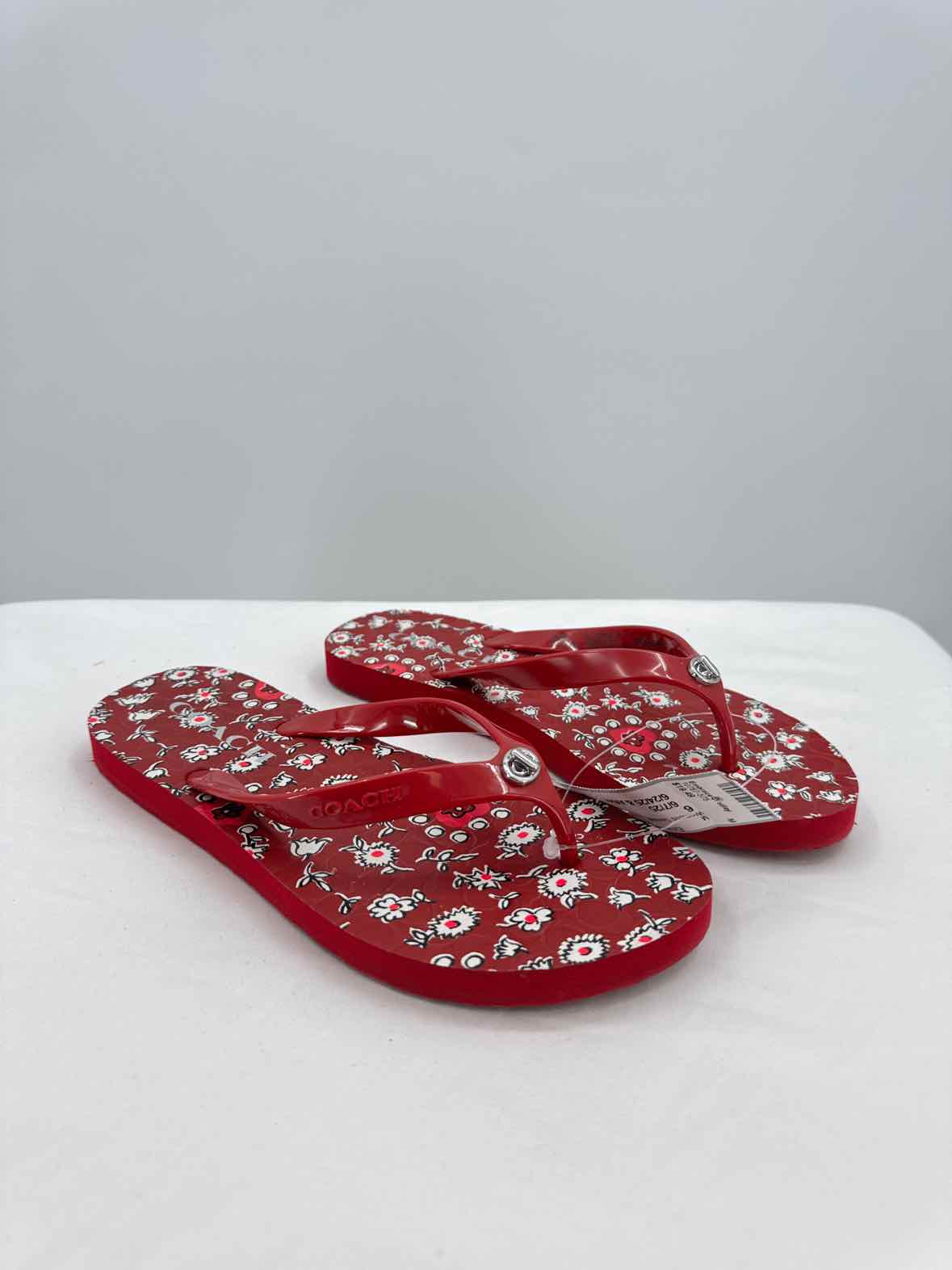 Coach Red Women Size 6 Womens Sandal