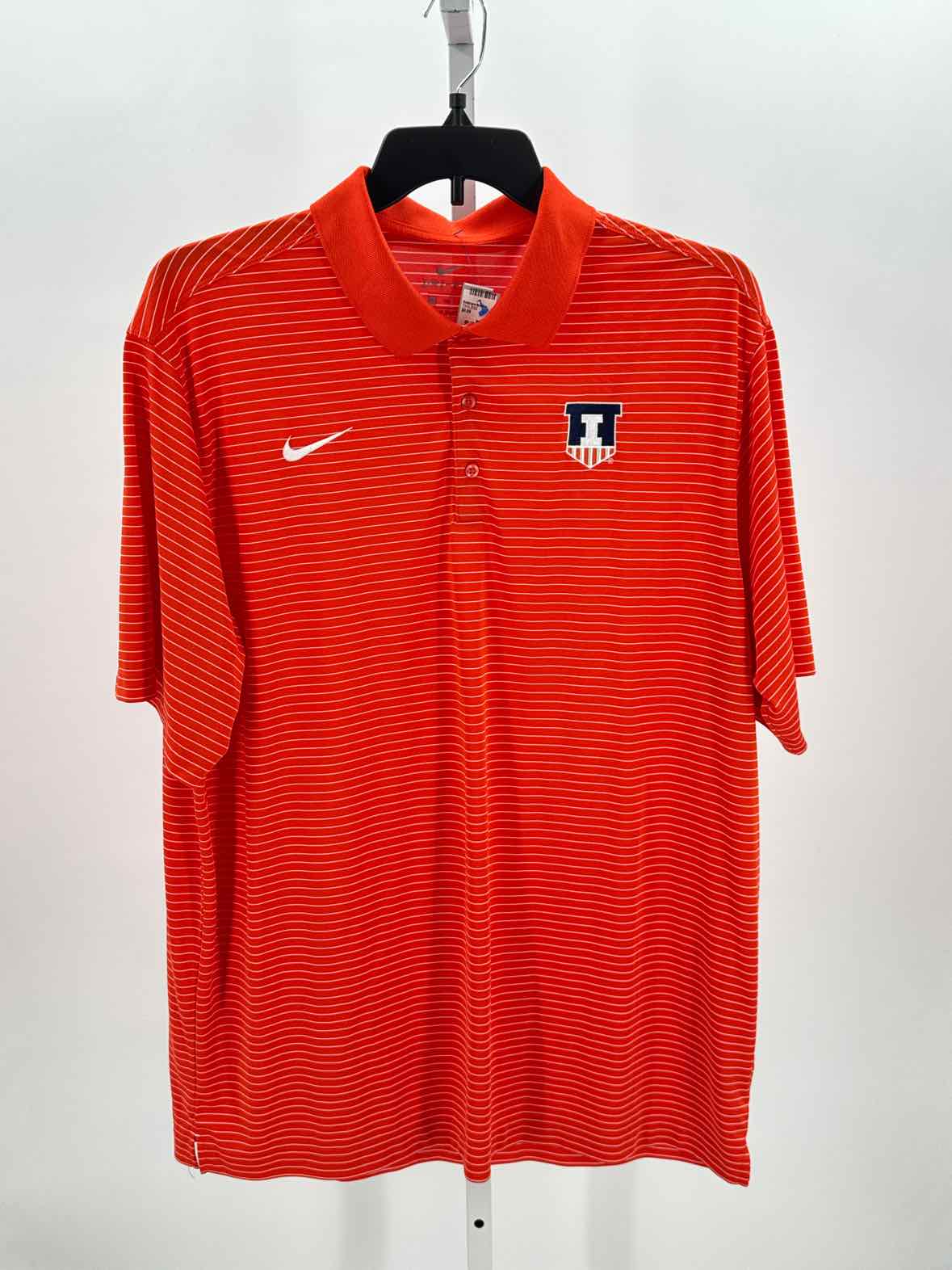 Nike Orange Mens Size XXL Mens Sports SS Polo