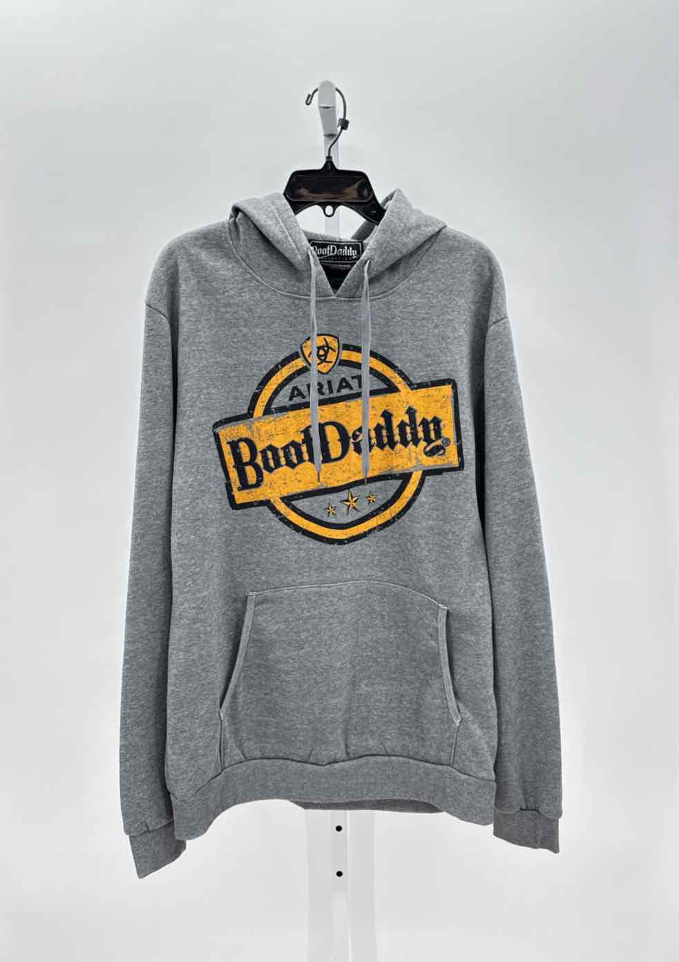 Boot Daddy Gray Mens Size Medium Mens Hoodie
