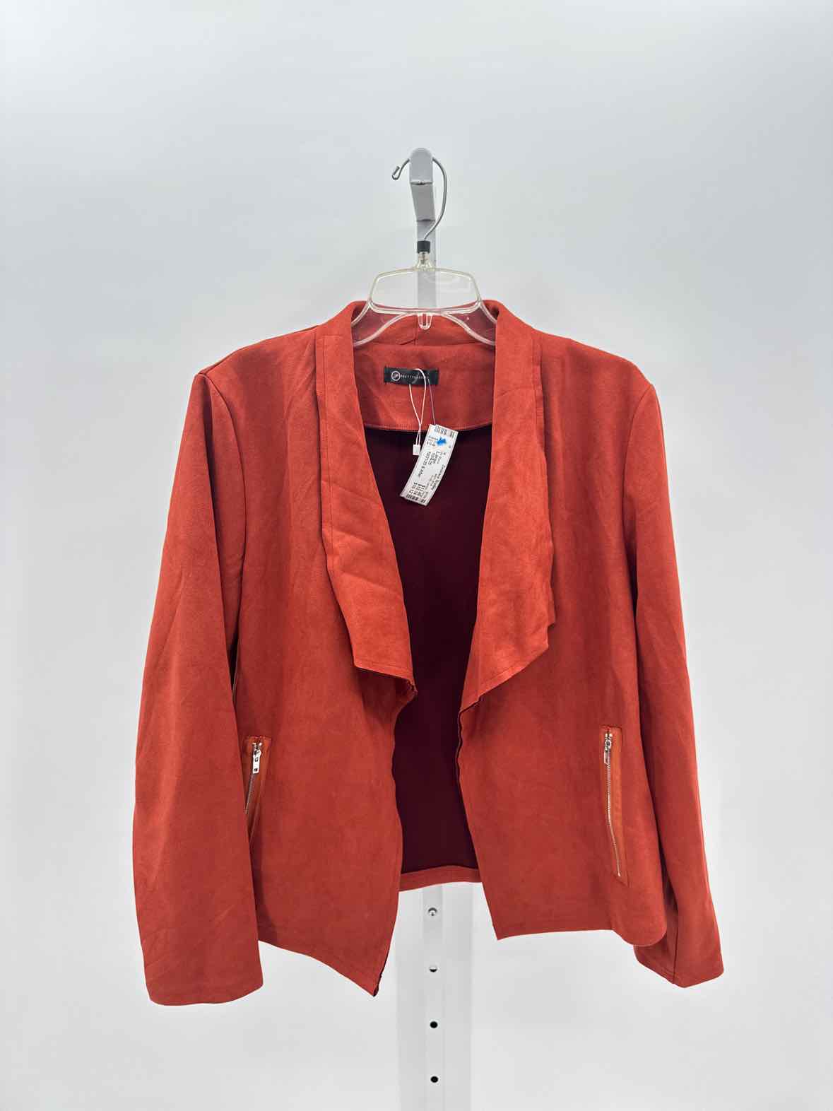 Pretty Garden Orange Women Size Large Jrs Blazer