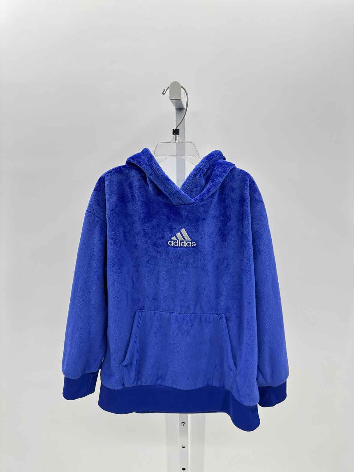 Adidas Blue Child Size 7 Girls Hoodie