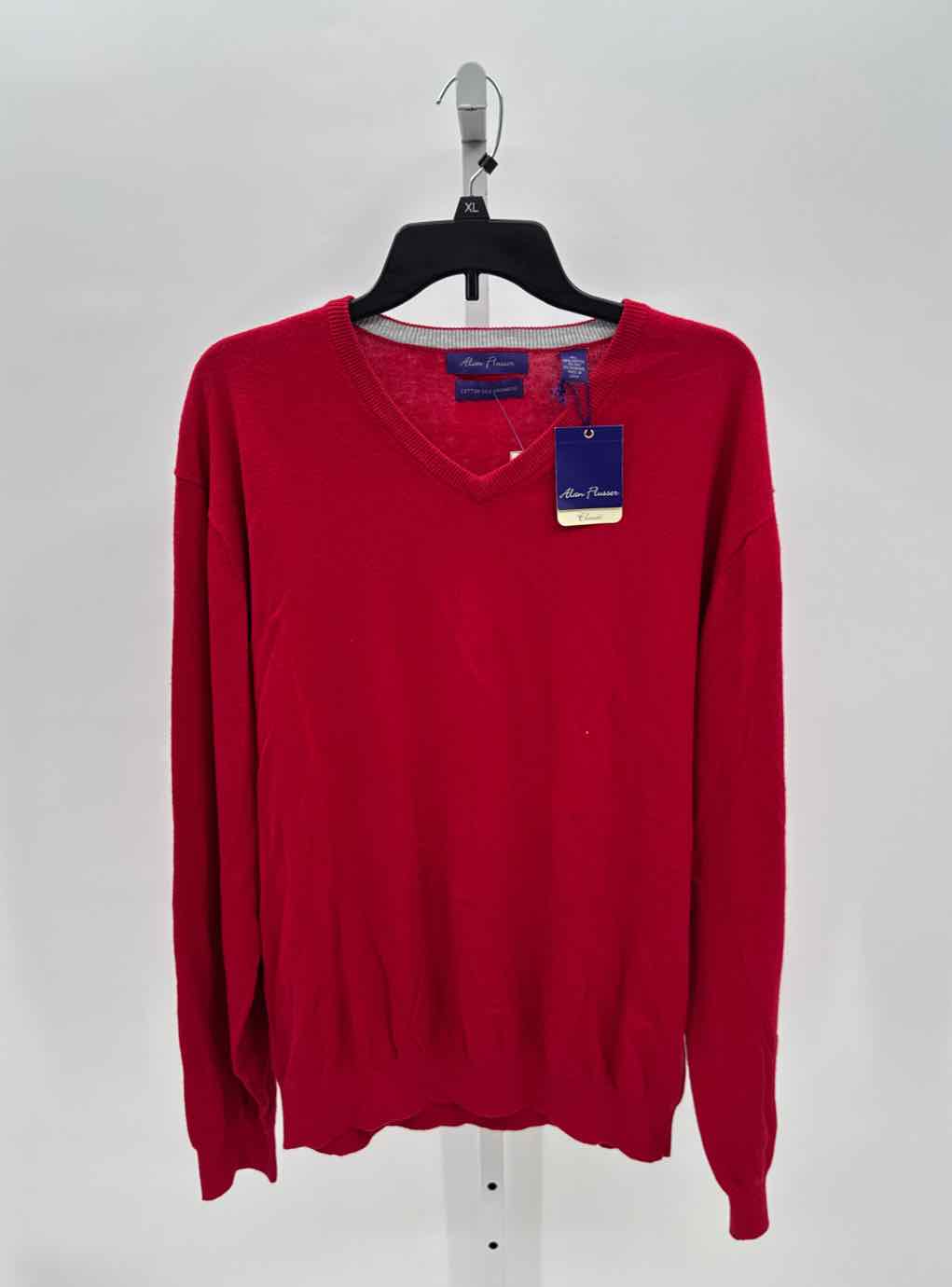 Alan Flusser Red Mens Size XLarge Mens Sweater