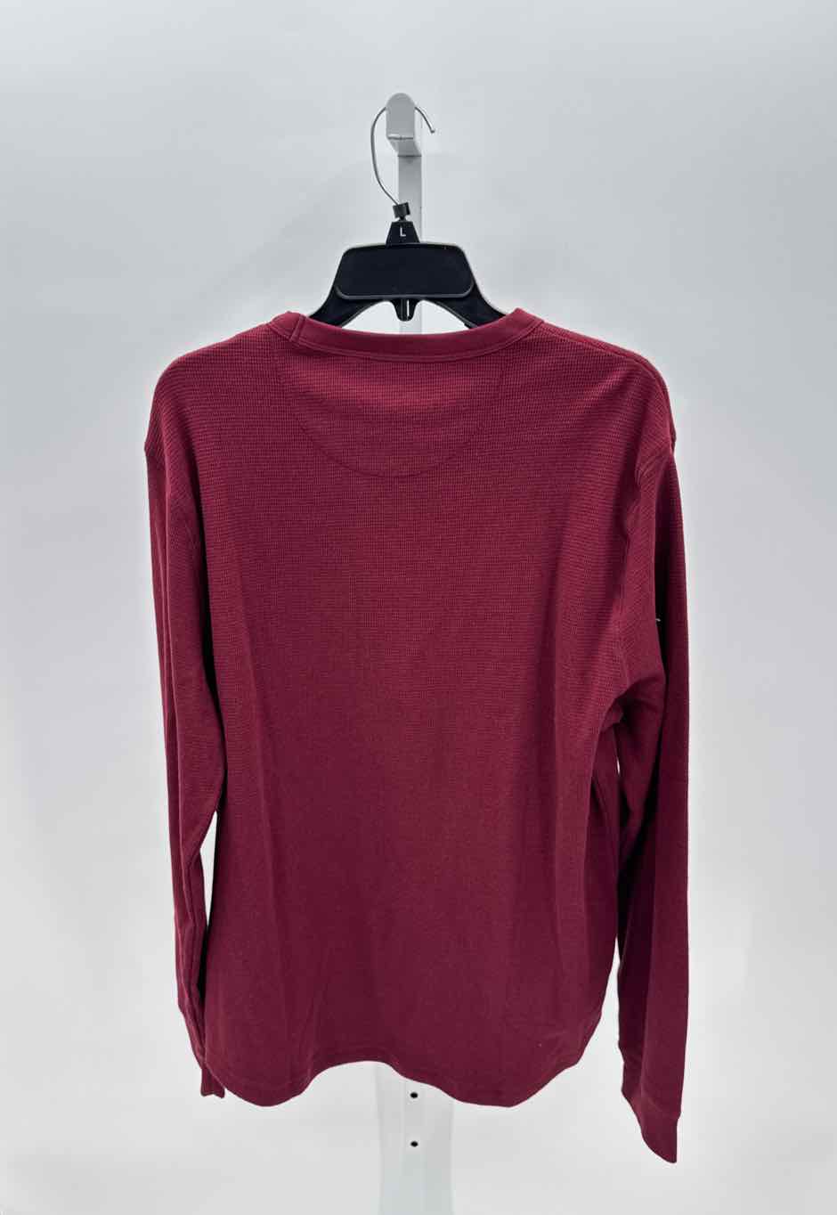 American Eagle Maroon Mens Size Large Jrs Mens LS Thermal