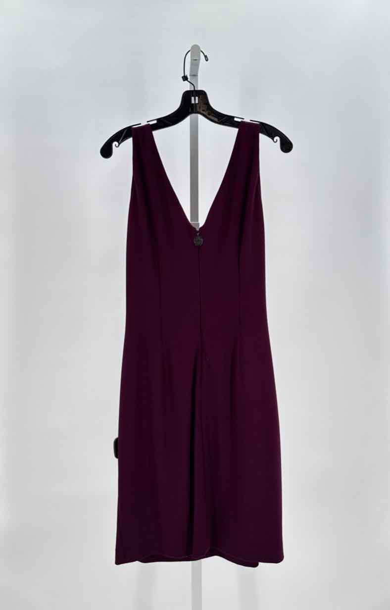 Elie Tahari Burgundy Women Size Medium Womens Dress