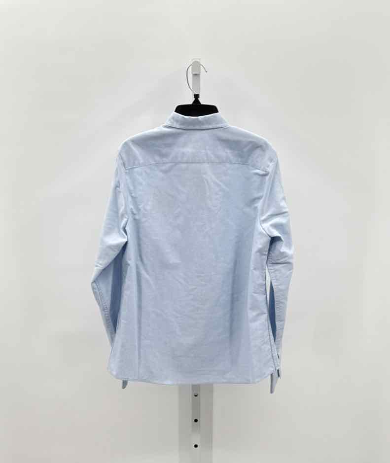 Lands End Blue Women Size Small Jrs LS Button/Blouse